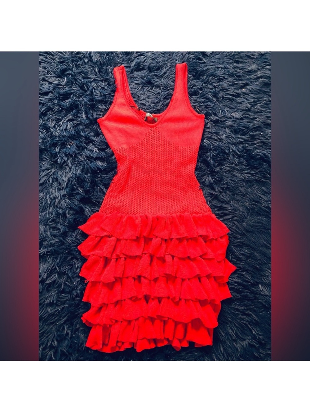 Hera Collection Crochet Ruffle Dress - Picture 5 of 14